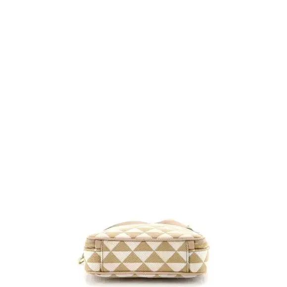 Prada Symbole Zip Around Shoulder Bag #222344P13B - Picture 4 of 7